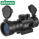 DIANA戴安娜1X40紅點(diǎn)十字瞄 2倍高抗大視野內(nèi)紅點(diǎn)手調(diào)3X44瞄準(zhǔn)器尋鳥鏡 DIANA 3×42 紅綠點(diǎn)