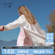 三彩【六好氧氣衫】2026夏季新款輕薄萊賽爾襯衫襯衣寬松開叉開衫Z