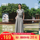 森馬（Semir）商場(chǎng)同款|套裝女夏季純棉polo衫傘裙2026通勤兩件套101326117008