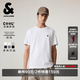 杰克·瓊斯（JACK&JONES）26年男裝新款【涼感】短袖T恤男士簡約純色透氣打底耐洗半袖 A06本白色 常規 M （175）