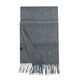 萬(wàn)事利秋冬新品流蘇純色羊毛圍巾女保暖情侶圍脖送禮披肩一首詩(shī) 深灰