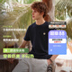 HAZZYS【張晚意同款】哈吉斯男裝 26新款夏季華夫格短袖T恤男 深藏青色DN XL （180/100A 50）