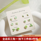 伊黛兒綠色系新款生物瓷耳釘套裝清新學生睡覺免摘耳環防過敏養耳洞耳飾 E4314春草綠/6對裝