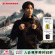 猛犸象（MAMMUT）【紅標】Clion 男女同款戶外防風耐磨連帽夾克外套軟殼 黑色【紅標】 M