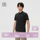 KOLON SPORT/可隆戶外休閑衣 男子接觸涼感遮熱UPF50+ CARVICO短袖 LHPT6MN083-BK 黑色 2XL 185/104A