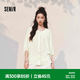 森馬（Semir）襯衫女夏季七分燈籠袖A字oversize肌理流蘇2026新款文藝襯衣 奶白10501（特寬松版型/介意可拍小一碼） L