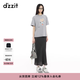 DZZIT地素半身裙春秋垂墜松弛氛圍感時(shí)尚裙子女3J1S4651A 黑色 常規(guī) XS