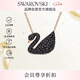施華洛世奇（SWAROVSKI）【經(jīng)典爆款】SWAN 大號黑天鵝項鏈女送女朋友生日禮物女
