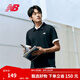 NEW BALANCE NB官方夏季男款時尚透氣短袖休閑百搭舒適POLO衫 黑色 MT51519 L