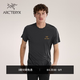 ARC'TERYX始祖鳥 MOTUS CREW ARC'WORD SS 男子 運動短袖T恤 BLACK HEATHER/黑灰色 M