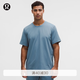 lululemon丨Soft Jersey 男士短袖針織衫 芯吸 LM3F43S 鋼青 L