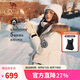 駱駝（CAMEL）戶外極寒派克工裝毛領情侶款羽絨服保暖加厚中長款外套