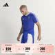 adidas阿根廷隊復古足球休閑文化修身短袖T恤男裝阿迪達斯三葉草   亮藍   2XL