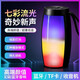 VIVOMAX柏林之聲藍牙音箱小型低音炮戶外便攜式迷你小音響家用360環(huán)繞音質桌面無線音響哈曼卡頓音效 炫酷黑 【旗艦款】超高音質