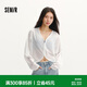 森馬（Semir）外套女夏蝙蝠袖寬松V領罩衫2026松弛感慵懶辣妹夾克109326108013
