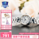 卡西歐（CASIO）手表女sheen系列藍寶石鏡面商務時尚百搭守護星女表送女友潮流表 SHE-4528D-7A藍寶石鏡面