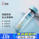 希諾（heenoor）雙層玻璃杯家用女士帶濾網(wǎng)個(gè)性潮流清新花茶杯隔熱防燙便攜水杯 翡翠藍(lán)220ml