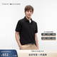 Tommy Hilfiger【純色修身】26春夏男女短袖T恤/【鑲邊合身】珠地網眼POLO 【純色修身】曜巖黑色BEI XL