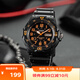 卡西歐（CASIO）手表男指針日歷運動防水兒童學生考試可用男女石英表MRW-200H-4B