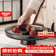 格娜斯（CRISTALGLASS）新中式高腳玻璃水果盤高級感家用客廳茶幾擺件大容量干果盒糖果盤
