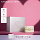 CHARLES&KEITH拼接菱格鏈條單肩斜挎小方包包女包七夕禮物送女友CK2-80701360 CK2-80701360Cream奶白色 S