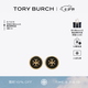 Tory Burch湯麗柏琦 經(jīng)典系列 雙T LOGO圓形耳釘90547 Tory 金/黑色 720