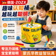 ZOZX蒙特梭利教具蒙氏早教益智玩具幼兒園忙碌桶寶寶認知顏色兒童益智 三合一顏色分類桶【1個裝】