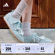 adidas「冰淇淋T頭鞋」VS JOG 2.0薄底運動鞋男女阿迪達斯輕運動 淺天藍/金屬銀/亮白 (推薦女生選小半碼)   37