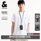 杰克·瓊斯（JACK&JONES）26年男裝四季打底T恤男士涼感透氣多色情侶款短袖t恤水洗不易走形 A06白色 第二批 M 175