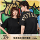 BOY LONDON黑粉寬松時尚朋克潮牌圓領T恤夏季新款男女短袖N01905 黑色N01910 （黑金） XL