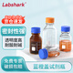 LABSHARK玻璃藍蓋試劑瓶絲口瓶耐高溫螺蓋樣品瓶實驗室密封瓶油樣取樣瓶分裝瓶 透明藍蓋100mL 1個