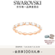 施華洛世奇（SWAROVSKI）【生日禮物】  MATRIX 戒指 經(jīng)典閃亮輕奢飾品女 鍍玫瑰金色 52mm-12號 5366583