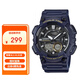卡西歐（CASIO）手表男運動多功能雙顯防水太陽能學生電子手表禮物AEQ-110W-2A