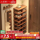 小匠材鞋架門口多層家用鞋柜小型入戶宿舍出租房簡(jiǎn)易收納置物架子8層