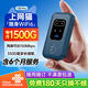 上網貓移動隨身WIFI6無線網卡手機電腦車載便攜支持5G/4G設備上網路由器聯通流量網卡寬帶2026款全國通用 120Pro(含6個月服務+每月1500GB) 霧藍色