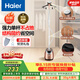 海爾（Haier）立式掛燙機35g蒸汽量2.5L水箱家用大功率手持蒸汽衣物護理機服裝店高溫殺菌燙衣機熨斗HGS-2510B