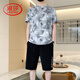 浪莎男士睡衣夏季質(zhì)感薄款短袖家居服夏天休閑寬松運(yùn)動(dòng)冰感套裝可外穿
