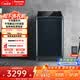 松下（Panasonic）不彎腰波輪洗衣機 10KG大容量 離心洗 水氧泡沫凈 XQB100-1U2R 京東自營