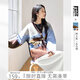對白（DUIBAI）藝術(shù)畫作聯(lián)名松弛感撞色提花針織開衫女2025冬季新款毛衣外套 淺藍(lán)風(fēng)景提花 M
