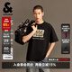 杰克·瓊斯（JACK&JONES）男裝26年涼感重磅短袖T恤男士夏季潮流寬松休閑圓領BSQ聯名半袖t S03黑色 M 175