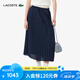 LACOSTE法國鱷魚女裝25春夏新款時尚優(yōu)雅長裙百褶裙|JF7227 166/藏青色 M 38