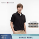 Tommy Hilfiger【純色修身】26春夏男女短袖T恤/【鑲邊合身】珠地網(wǎng)眼POLO 【純色修身】曜巖黑色BEI L