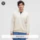 lululemon丨Steady State 男士半拉鏈衛(wèi)衣 LM3FVWS 淺象牙白 M