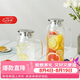 樂扣樂扣（LOCK&LOCK）涼水壺耐熱玻璃泡茶檸檬水果水杯子帶把家用大容量玻璃茶水杯1.2L