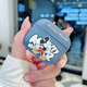 古風(fēng)雷適用蘋(píng)果AirPods 4/3代耳機套2/1代簡(jiǎn)約可愛(ài)卡通airpodspro2/1磨砂軟硅膠藍牙耳機防摔保護殼 蘋(píng)果AirPods4【藍色快樂(lè )米奇】