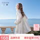 三彩【醋酸】2026夏季新款寬松中長款襯衫輕薄小衫開衫翻領開衫外套M
