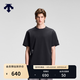 迪桑特（DESCENTE）【城市限定】ESSENTIAL男女同款柔軟親膚短袖T恤 D6233ETS75-BK-黑色-哈爾濱 L (175/96A)
