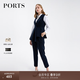 PORTS寶姿春夏新品女裝小腳口長褲SM8P006HWQ022 星際藍 XS (2)