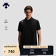 迪桑特（DESCENTE）TRAINING系列男士運動健身TOYOBO吸濕速干防曬短袖翻領POLO衫新品 BK-黑色 XL (180/100A)