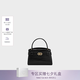 CHARLES&KEITH鱷魚紋凱莉包手提斜挎婚包包女包七夕禮物送女友CK2-50270880-1 Black黑色 S